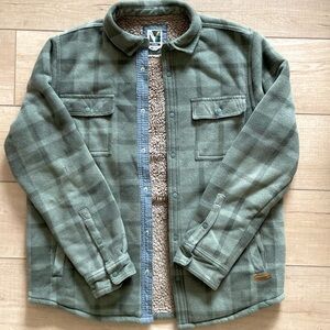 Plaid Green And Tan Voyager Winter Jacket